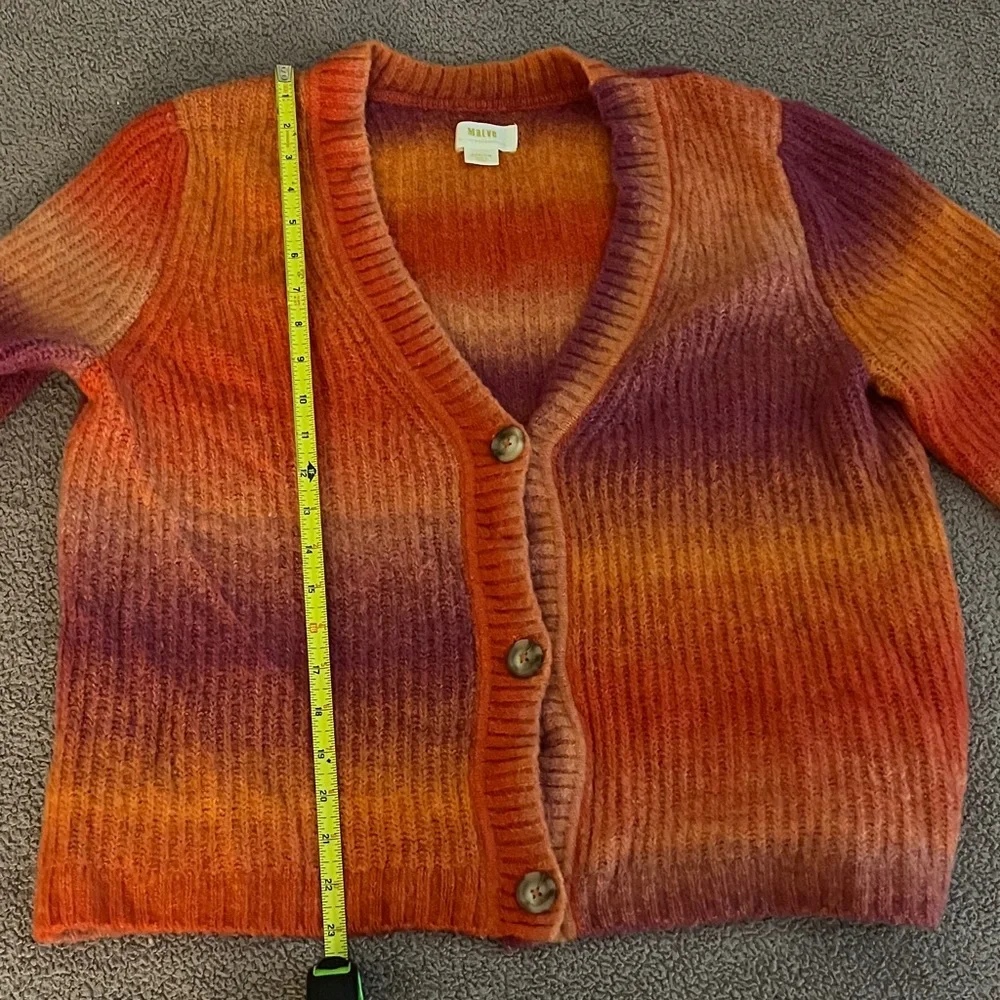 Maeve Hallie Multicolor Gradient Cardigan - Picture 9 of 9